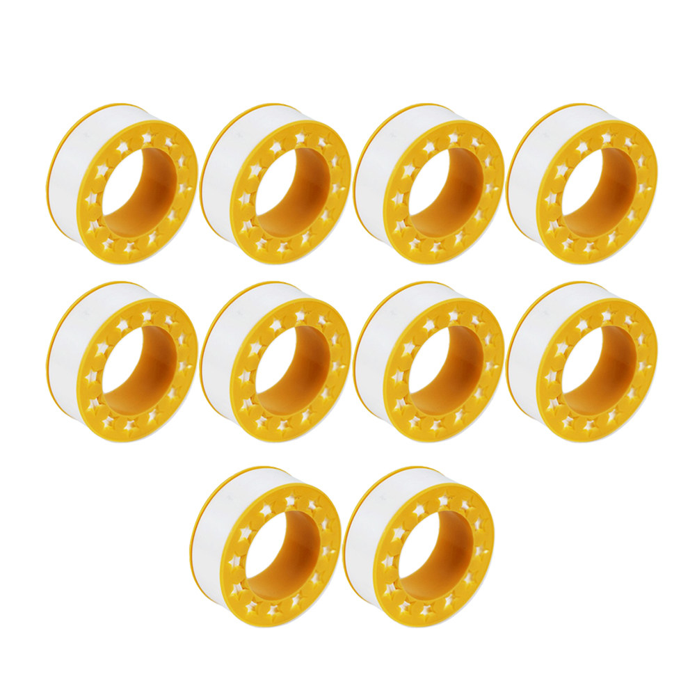 10ロール プレミアムPTFEシールテープ 防水・耐老化性  - Ptfe Tape Thread のレビューと価格