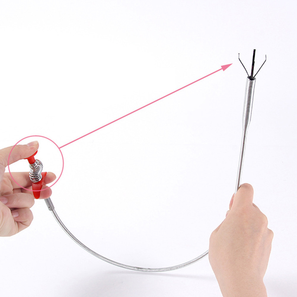 4個入り下水管清掃ツール、フレキシブルなステンレス製排水管ク - Drain Snake Flexible のレビューと価格